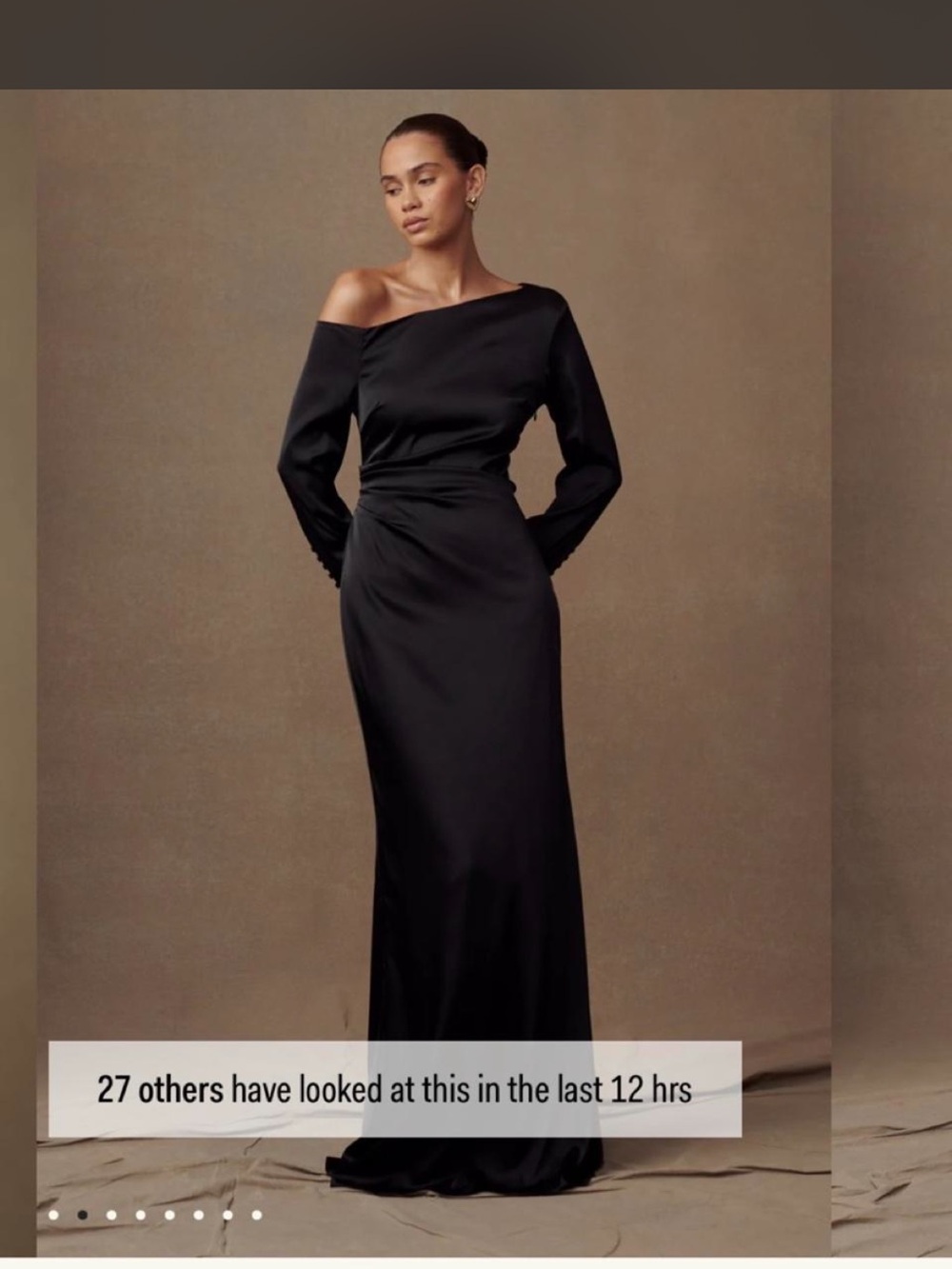 Meshki Avery black maxi dress NWT always sold out